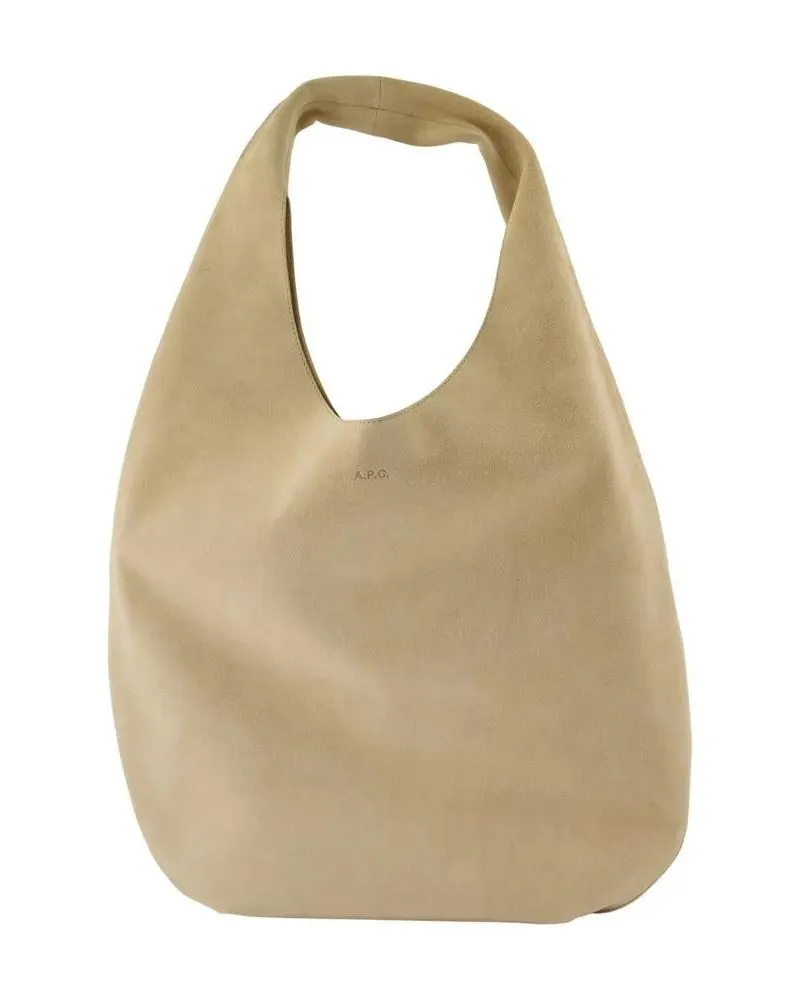 A.P.C. Hobo Bags Le Neige Shoulder Bag - Leather - Neutral beige Beige