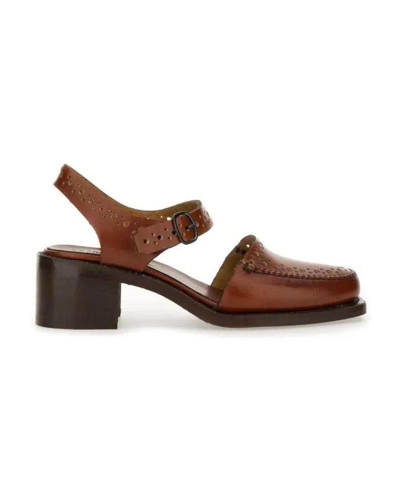 HEREU Sandalen "Picada" Moccasin Sandals braun Braun