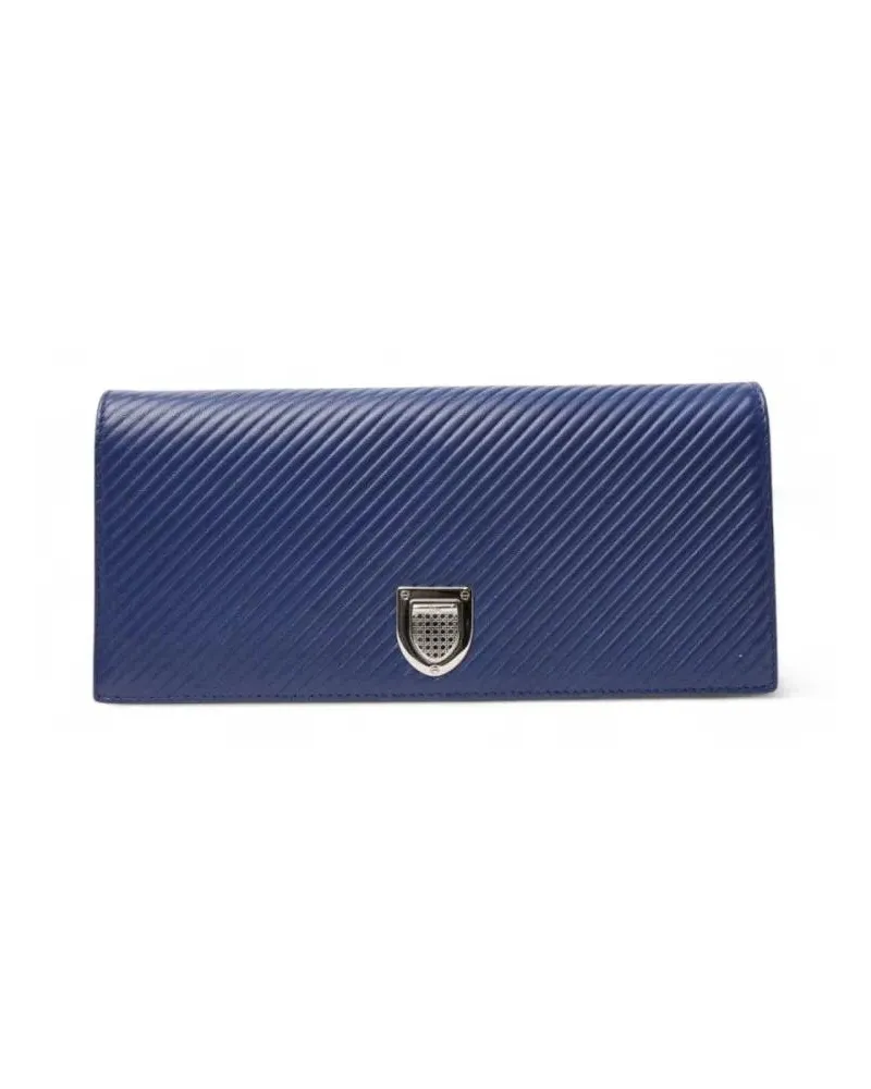 Dior Clutches Clutch Ama Chevron Medium Blue grün Grün