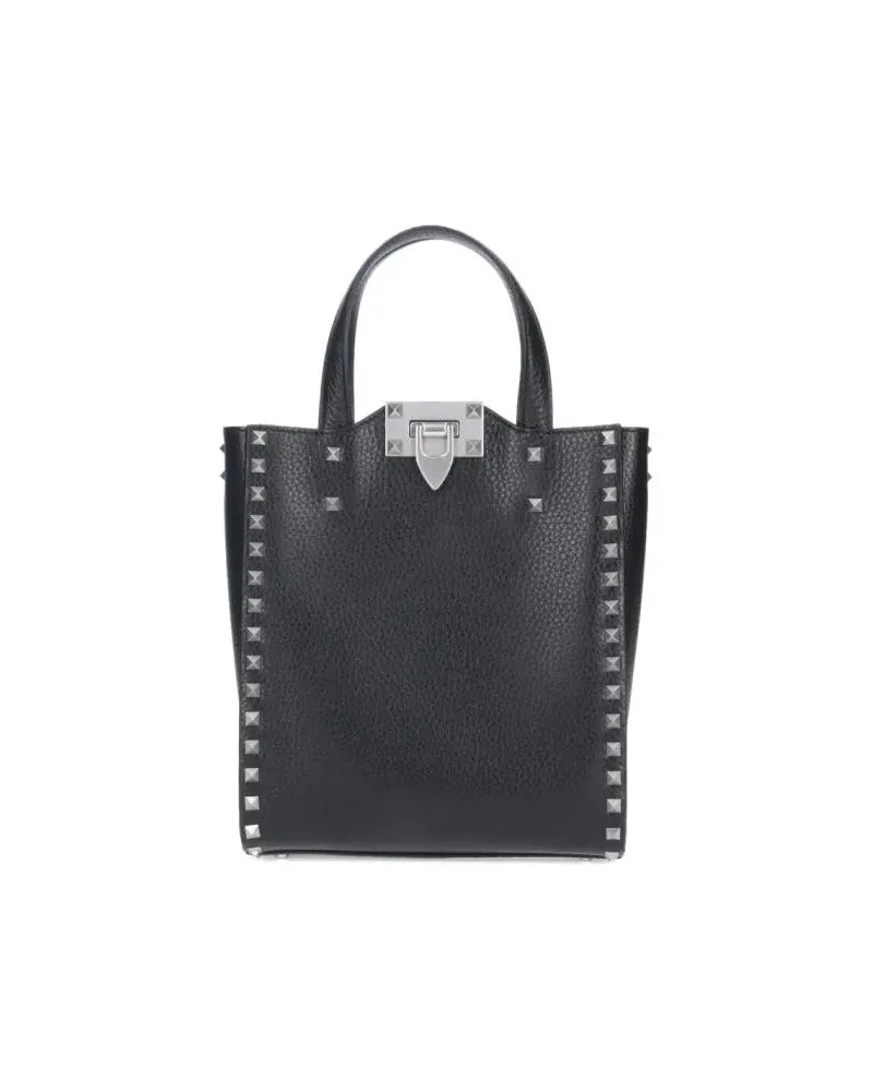 Valentino Garavani Shopper & Totes "Rockstud" Tote Bag – Black schwarz Schwarz