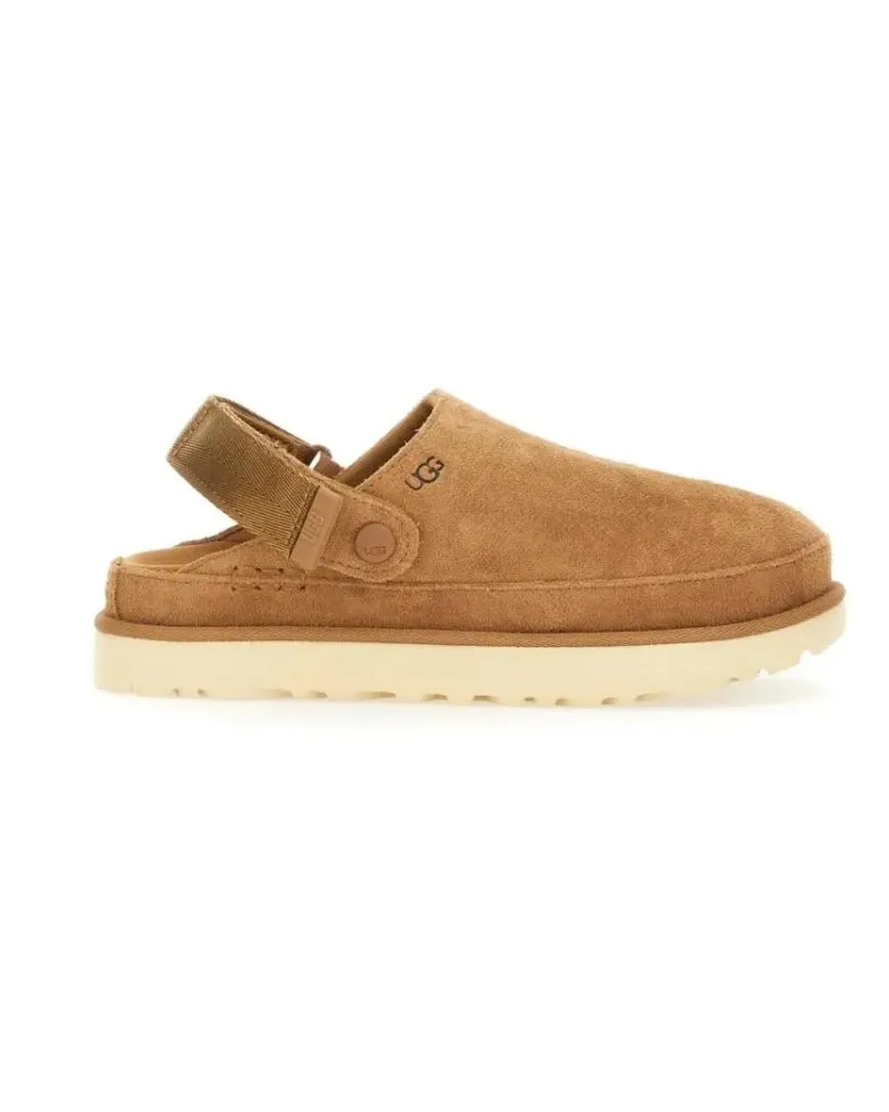 UGG Slip-On Suede Clogs With Strap braun Braun