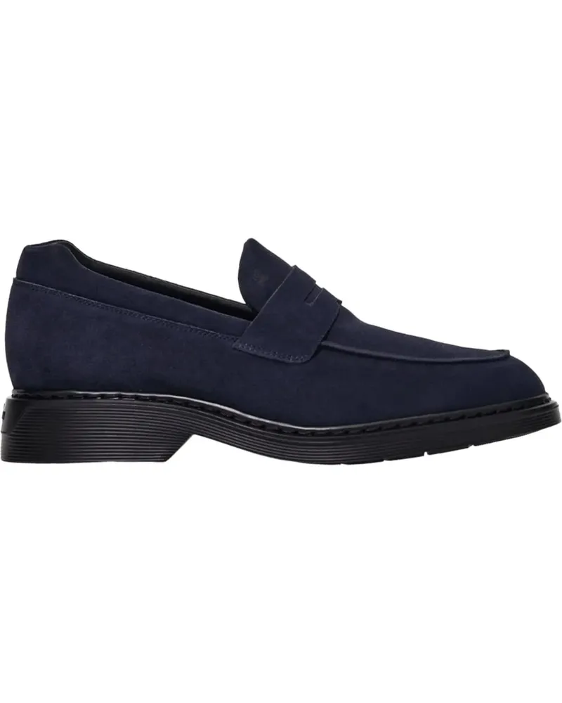 Hogan Loafer Flat Shoes Blue blau Blau