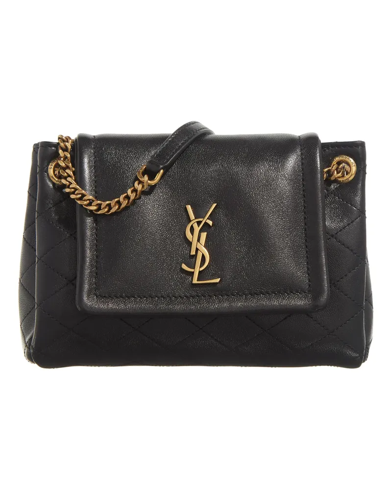 Saint Laurent Crossbody Bags Ysl Mini Bag Nolita schwarz Schwarz