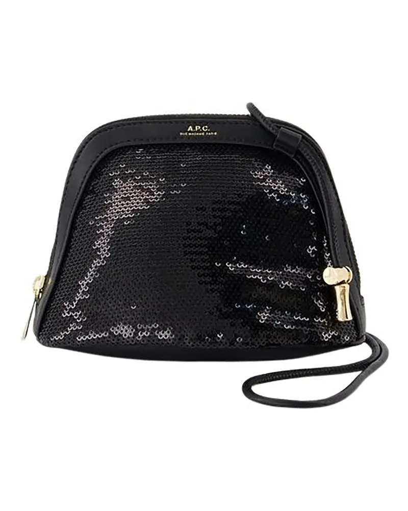 A.P.C. Clutches Ninon Small Clutch - Synthetic - Black schwarz Schwarz