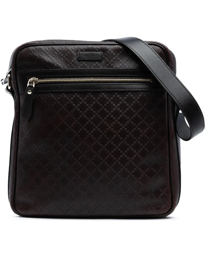 Gucci Hobo Bags Diamante Leather Hilary Lux Crossbody braun Braun