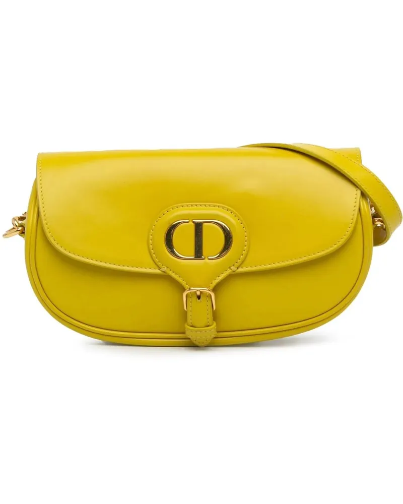 Dior Hobo Bags 2022 Calfskin Bobby East West Crossbody gelb Gelb