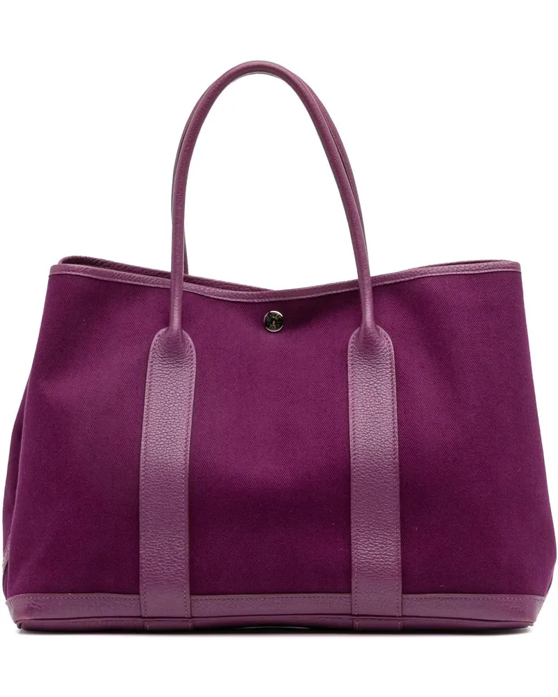 Hermès Shopper Toile and Negonda Garden Party 36 orange Orange