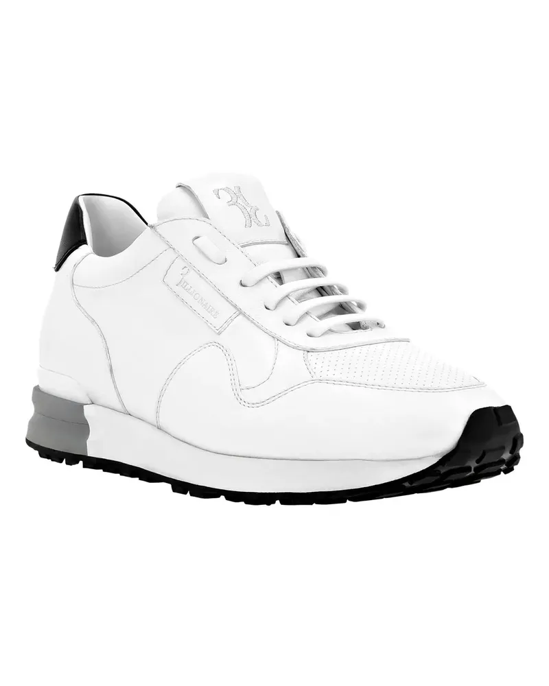Billionaire Low-Top Sneaker Runner Sneaker weiß Weiß