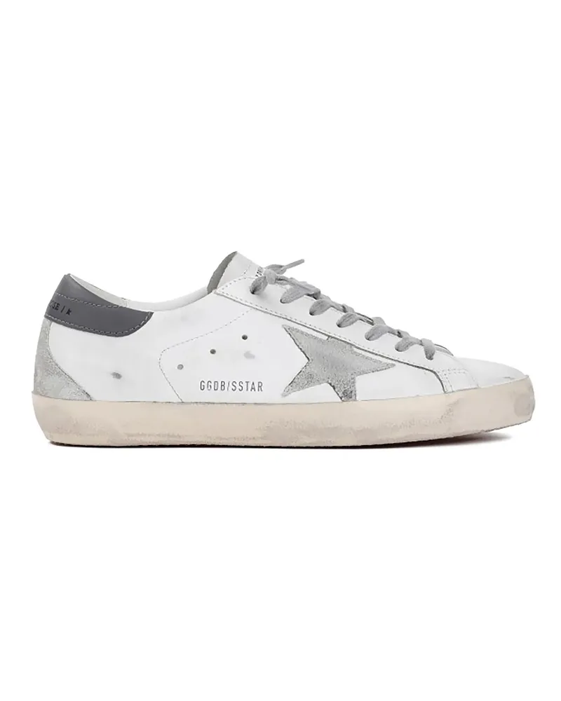 Golden Goose Low-Top Sneaker Superstar White Ice Dark Gray Cow Leather Sneakers weiß Weiß