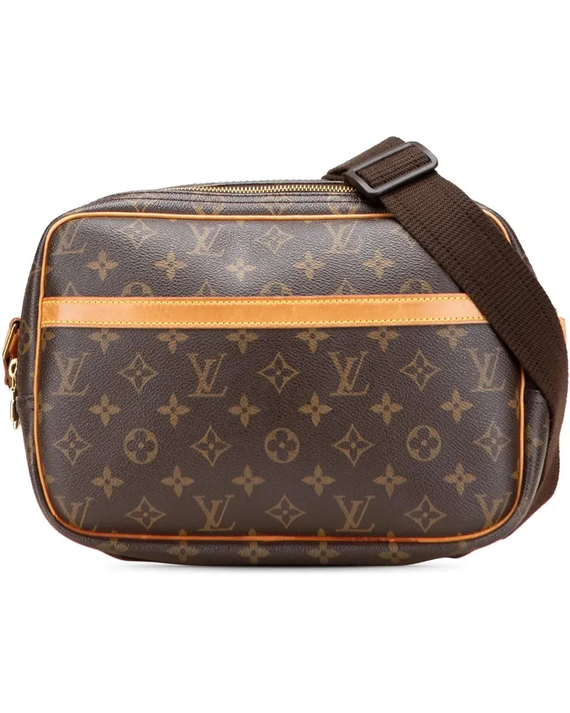 Louis Vuitton Hobo Bags Monogram Reporter PM braun Braun