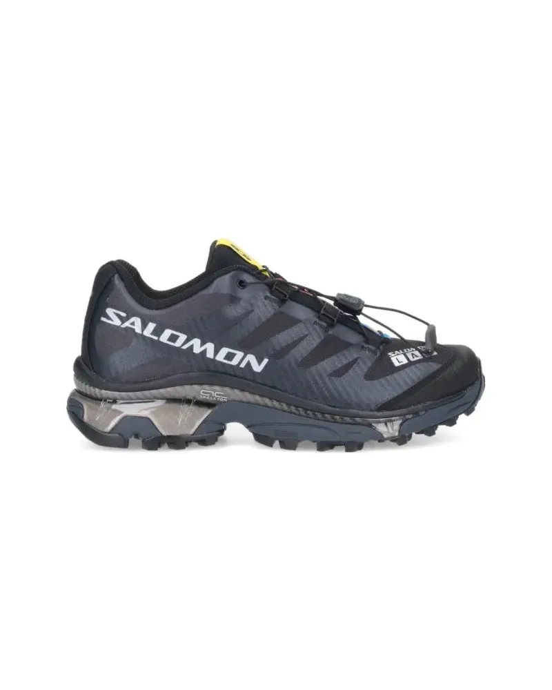 Salomon Low-Top Sneaker Streamlined Black Sneakers With Rugged Outsole And schwarz Schwarz