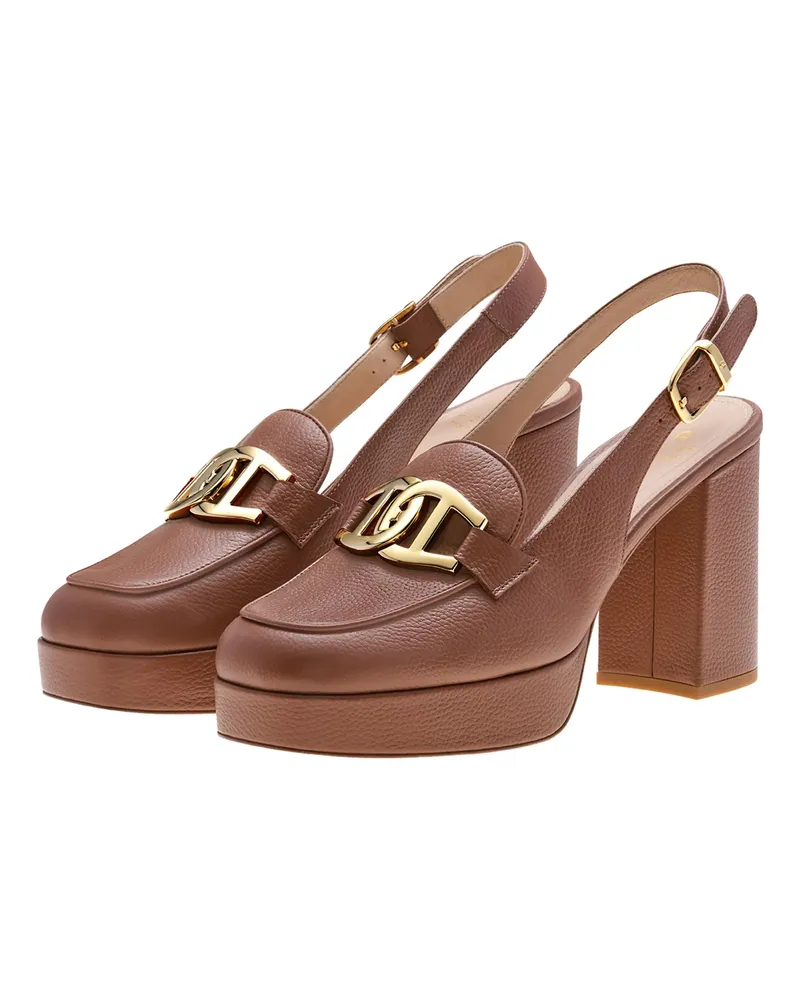 Aigner Sandaletten mit Absatz Plateau-Sandalen ROSA 1A braun Braun
