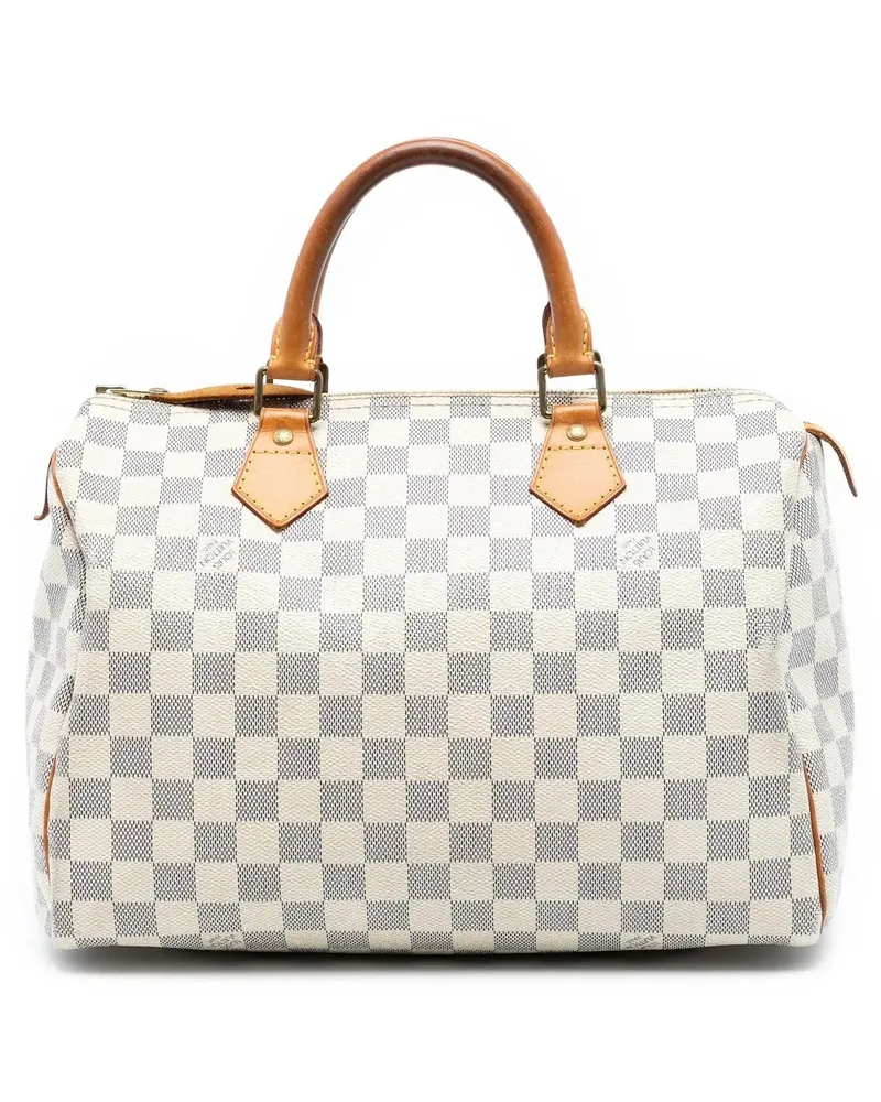 Louis Vuitton Crossbody Bags Damier Azur Speedy 30 weiß Weiß