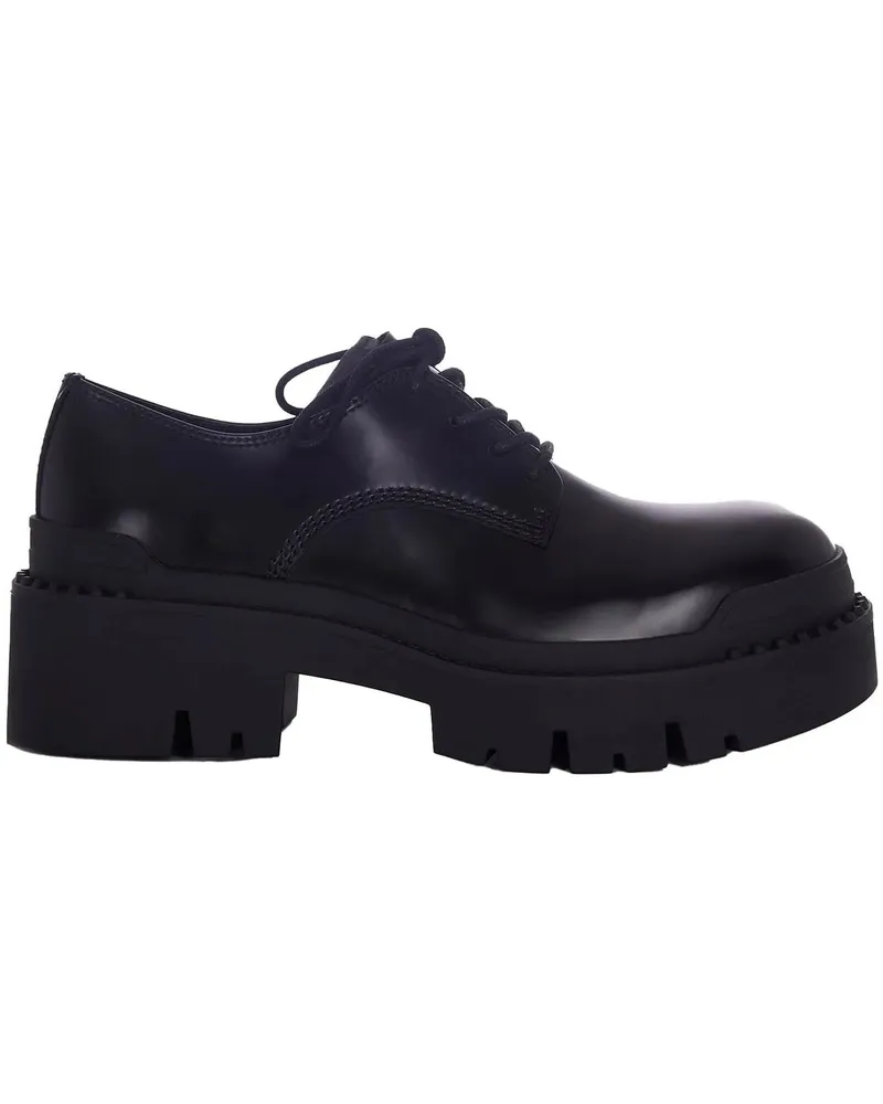 ash Low-Top Sneaker Luxe Low-Top Shoes With Calf Leather Finish schwarz Schwarz