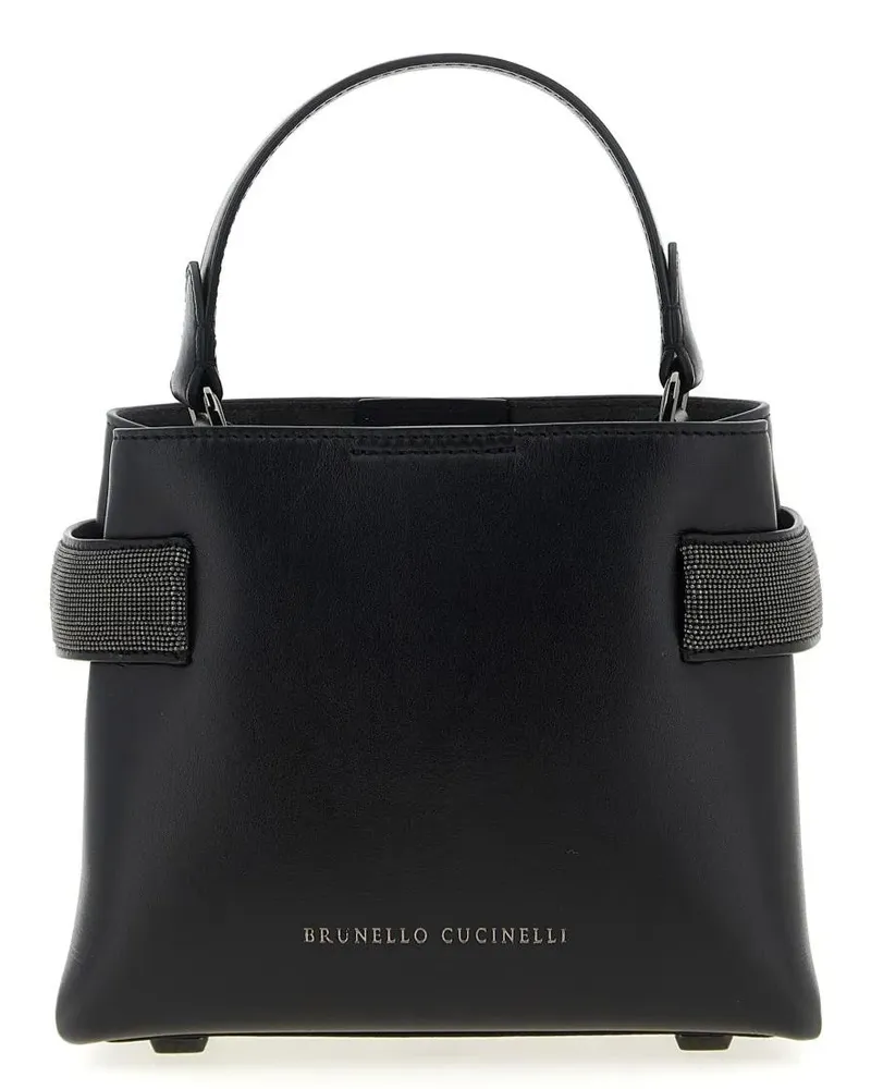 Brunello Cucinelli Shopper & Totes Essence' Small Handbag schwarz Schwarz