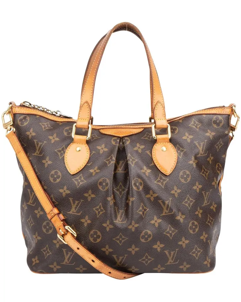 Louis Vuitton Crossbody Bags  Canvas Monogram Palermo PM Handbag braun Braun