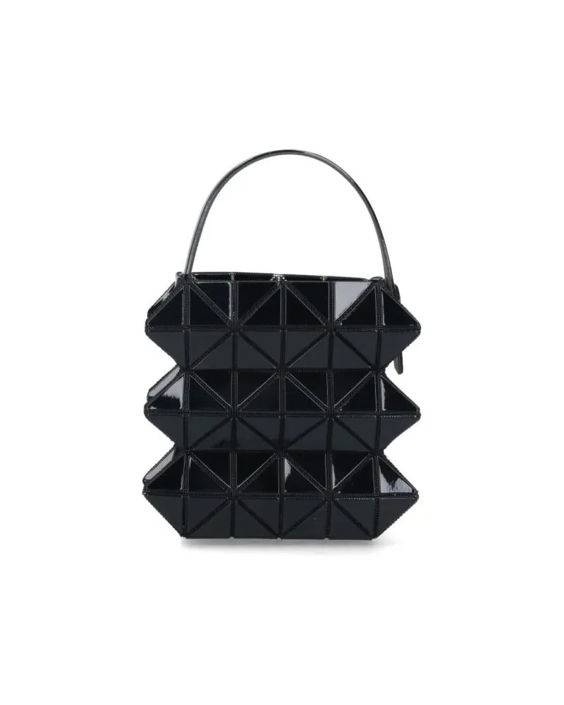 Issey Miyake Hobo Bags Mini 'Beyond' Geometric Black Pvc Bag schwarz Schwarz