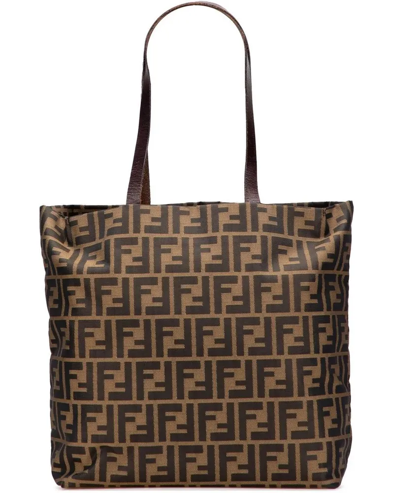 Fendi Shopper Zucca Canvas Tote braun Braun