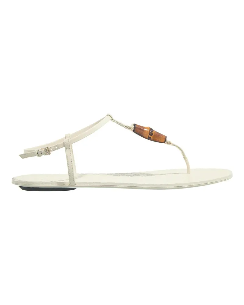 Gucci Low-Top Sneaker Thong Malaga Kid Leather Sandals creme Creme