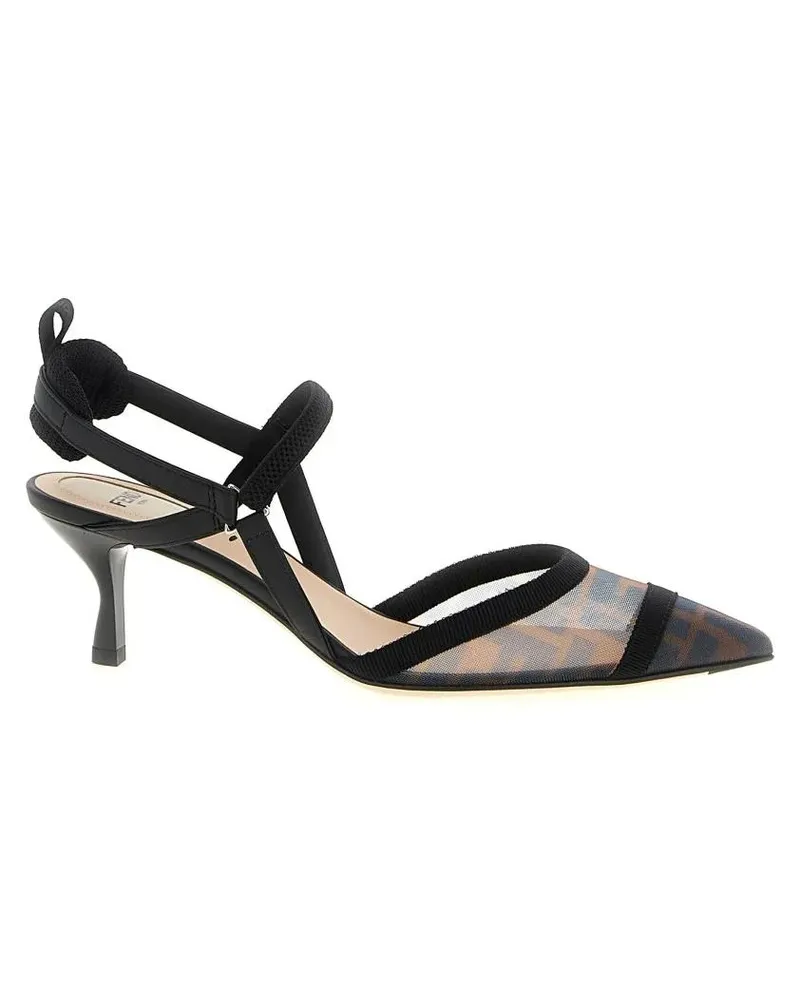 Fendi Hohe Schuhe 'Colibrì Lite' Slingback schwarz Schwarz