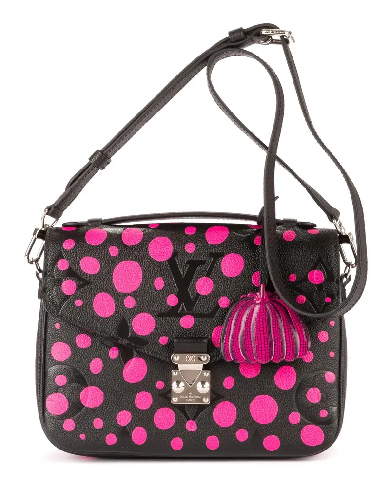 Louis Vuitton Crossbody Bags Ltd. Ed. Yayoi Kusama Giant Pochette Metis MM schwarz Schwarz