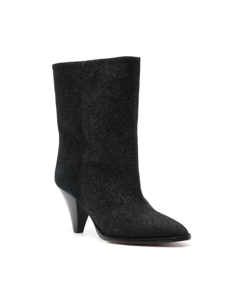 Isabel Marant Stiefel Rouxa Suede 85Mm Boots schwarz Schwarz
