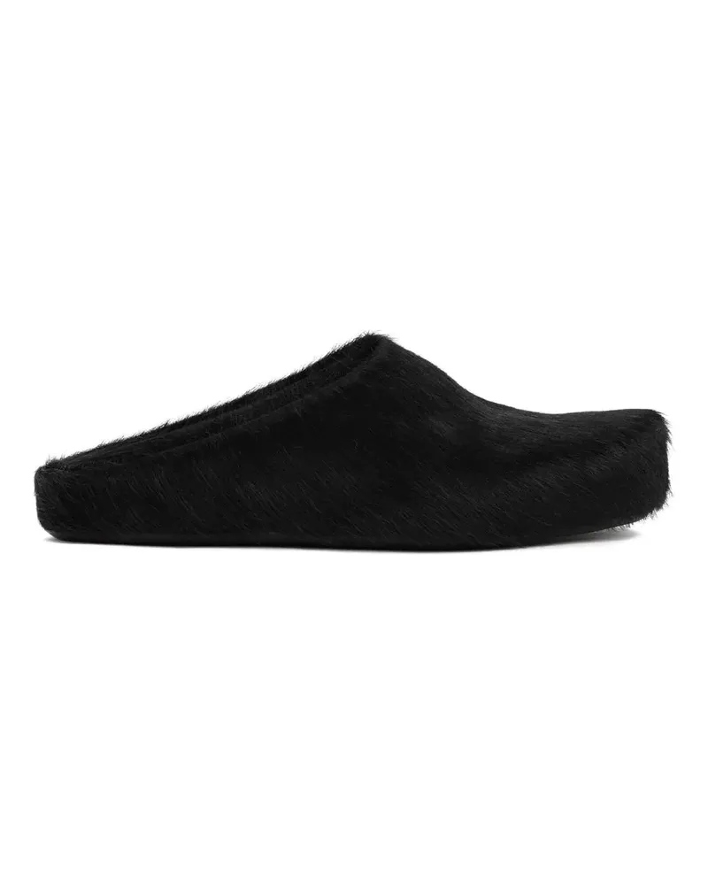 Marni Loafer Fussbett Sabot schwarz Schwarz