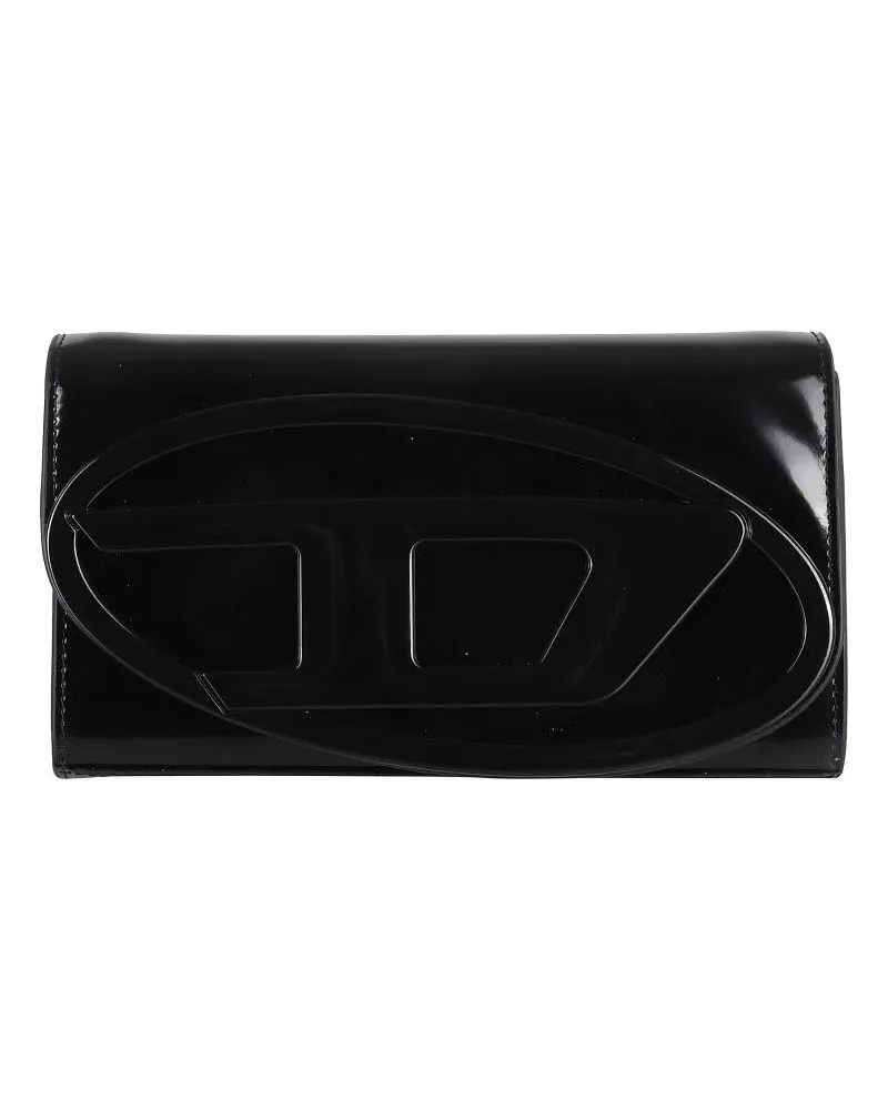 Diesel Clutches 1Dr Wallet Strap Bag schwarz Schwarz