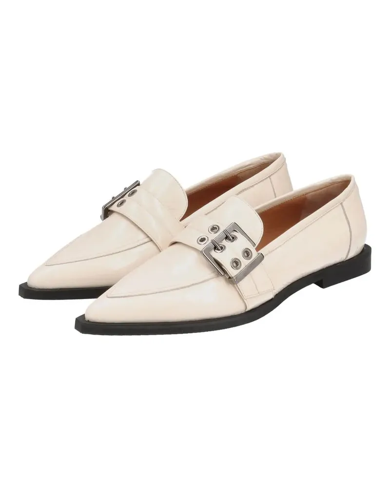 Thea Mika Slipper & Pantoletten Mokassins weiß Weiß