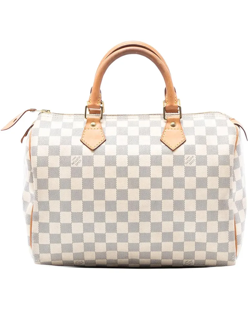 Louis Vuitton Crossbody Bags Damier Azur Speedy 30 weiß Weiß