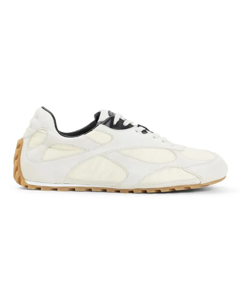 Bottega Veneta Low-Top Sneaker Suede Leather Sneakers With Contemporary Design beige Beige