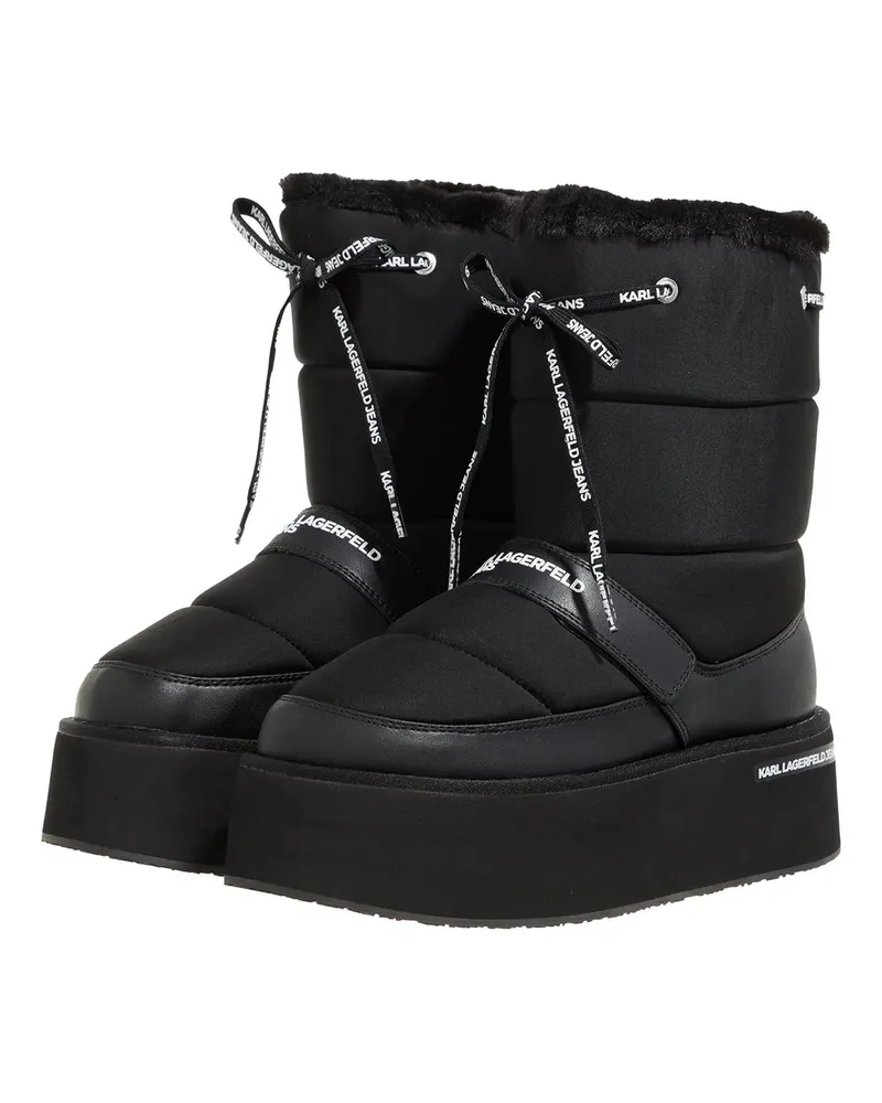 Karl Lagerfeld Winterboots KLJ Wedge Puffa Boot schwarz Schwarz