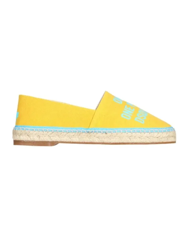 Dsquared2 Organic Canvas Espadrille goldfarben Gold