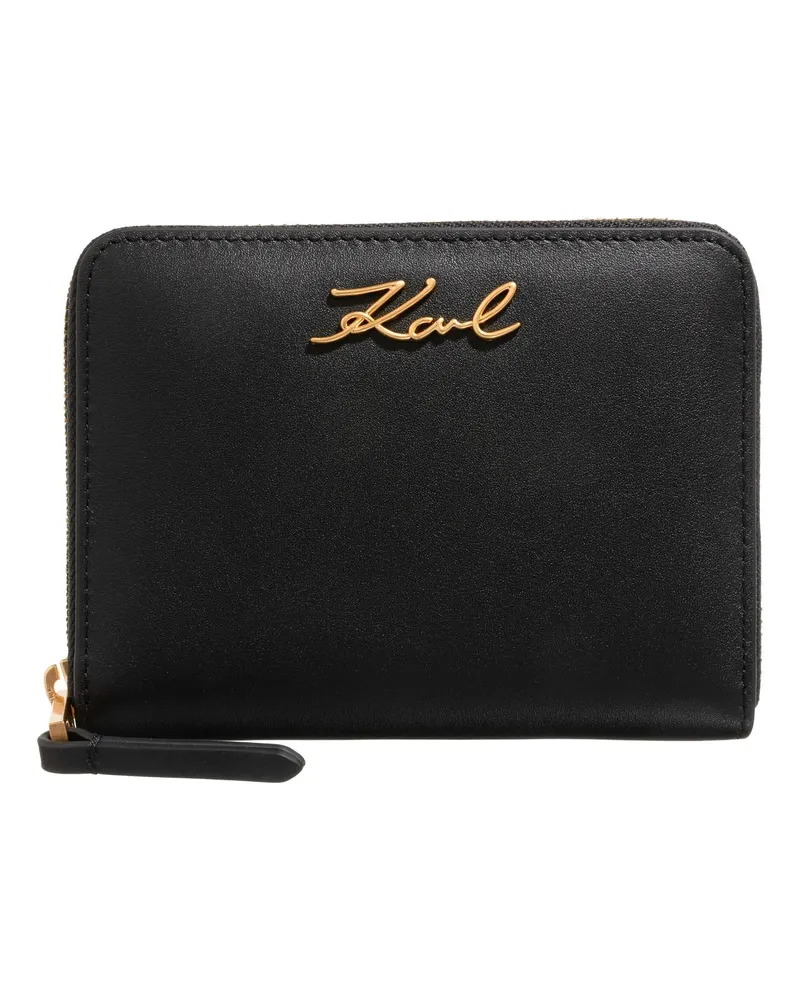 Karl Lagerfeld Portemonnaie K/Signature Md Z/A Wallet Gp schwarz Schwarz