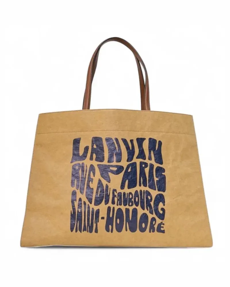 Lanvin Shopper & Totes Brown Kraft Cabas Medium Tote braun Braun