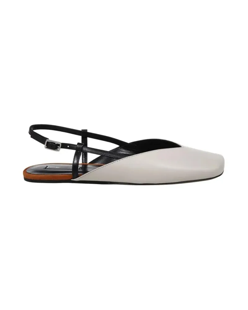 AMI Paris Sandalen Pointed Toe Slingback Shoes beige Beige