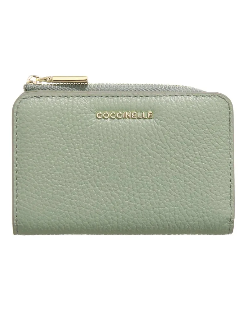 Coccinelle Portemonnaie Metallic Soft grün Grün