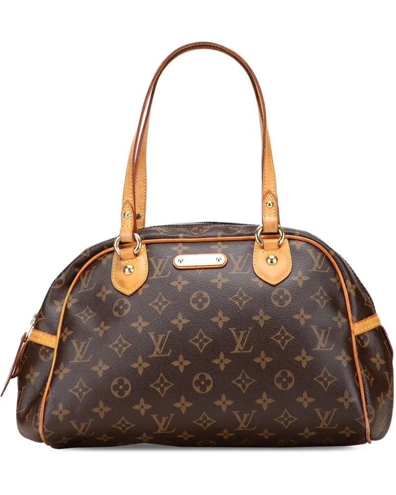 Louis Vuitton Crossbody Bags Monogram Montorgueil PM braun Braun