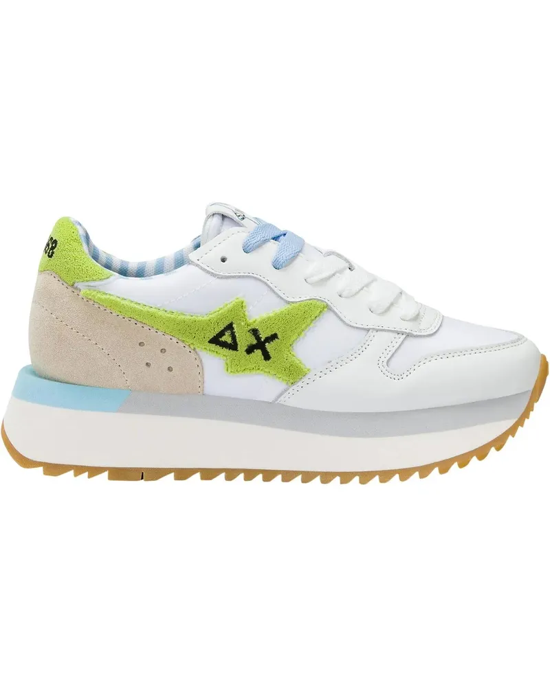 Sun68 Low-Top Sneaker Sneakers Biancolime weiß Weiß