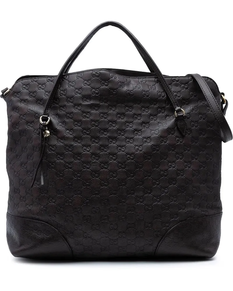Gucci Hobo Bags Large ssima Bree Fold Over Tote braun Braun