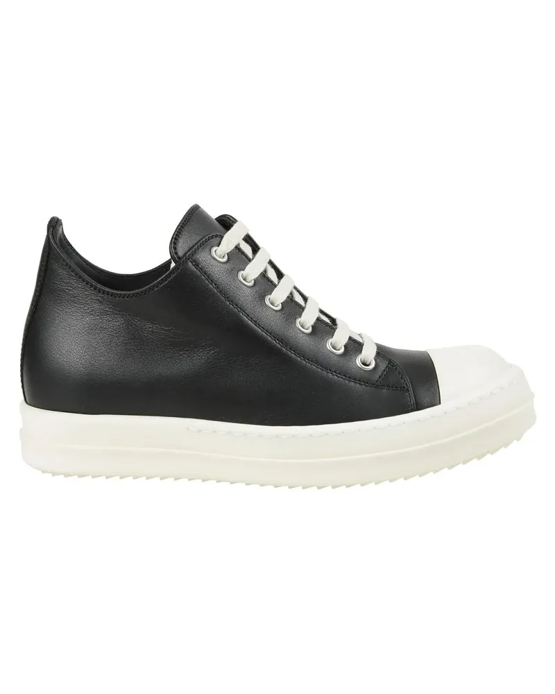 Rick Owens Low-Top Sneaker Low-Top Sneakers With Reinforced Toe schwarz Schwarz