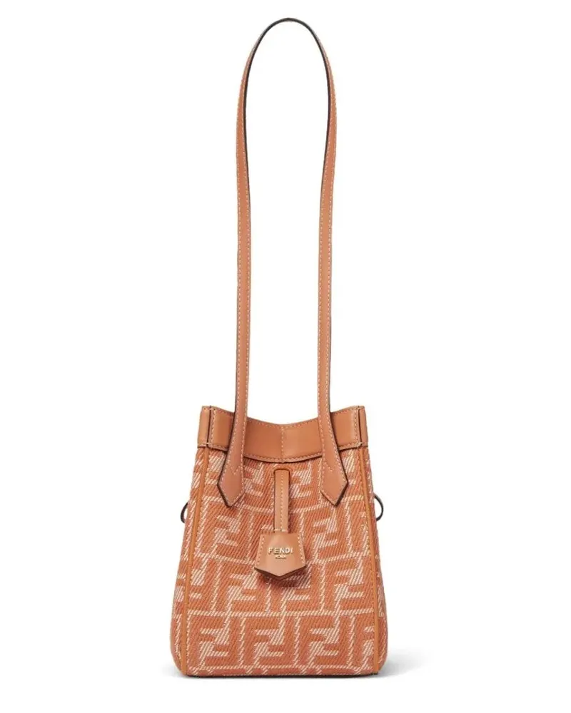 バッグ・カバンその他 FENDI Convertible bucket bag in velvet Fendi Convertible bucket bag in velvet with all-over ff logo