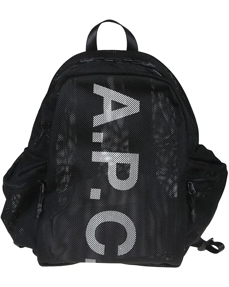 A.P.C. Businesstaschen & Reisegepäck Tech Rebound Backpack Black schwarz Schwarz