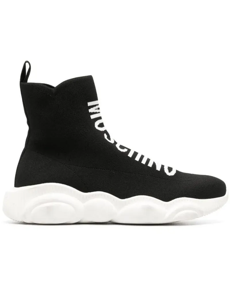 Moschino Low-Top Sneaker High-Top Black Sneakers schwarz Schwarz
