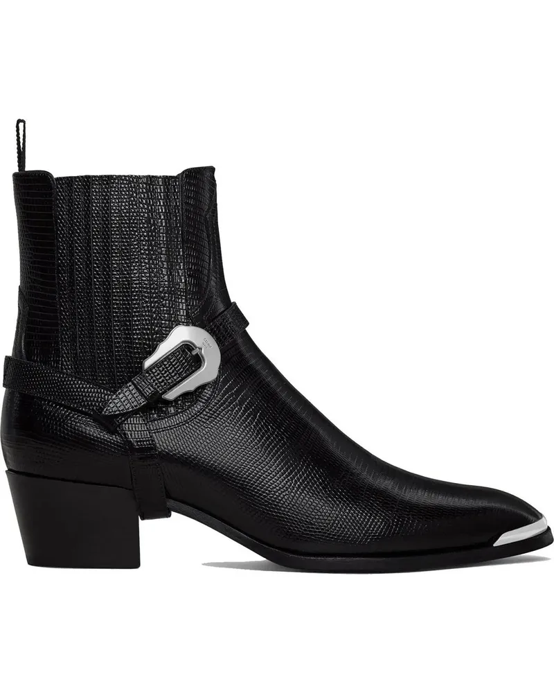 Celine Stiefel Western Chelsea Isaac Harness Boots schwarz Schwarz