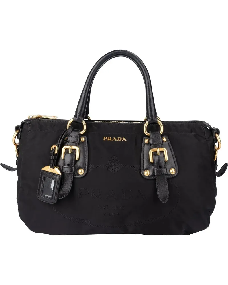 Prada Crossbody Bags  Black Nylon City Handbag schwarz Schwarz
