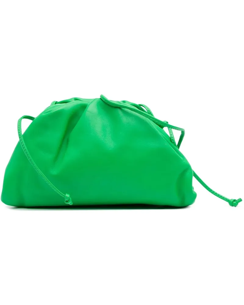 Bottega Veneta Hobo Bags Lambskin The Mini Pouch Crossbody grün Grün
