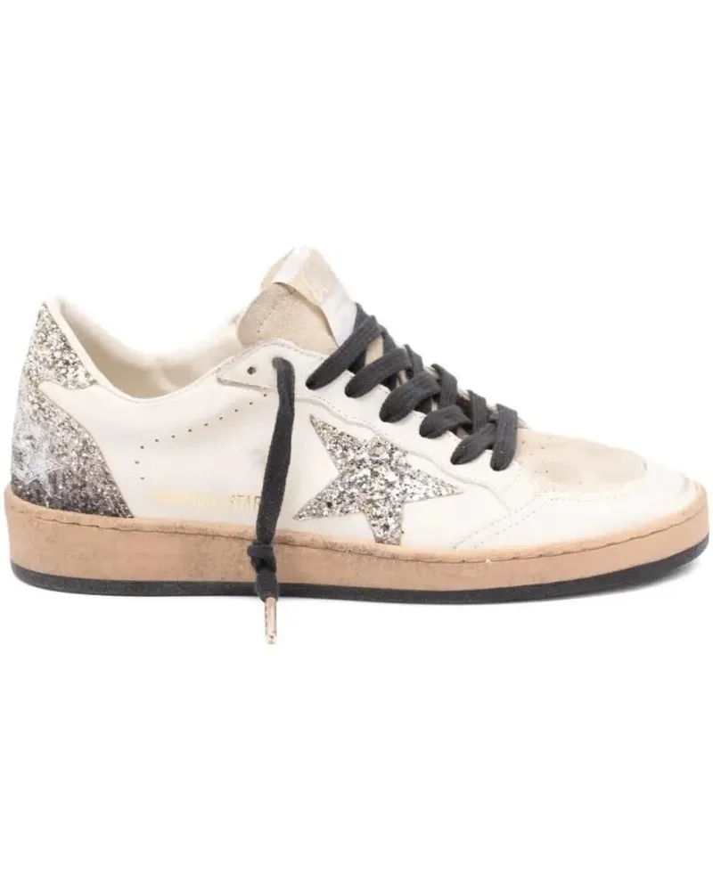 Golden Goose Low-Top Sneaker Ball Star Glitter-Star Sneakers beige Beige