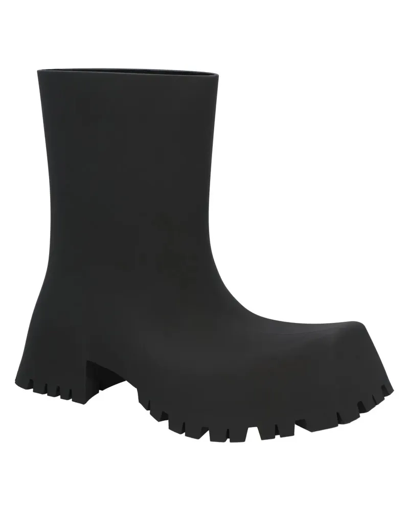 Balenciaga Stiefel Trooper Rubber Boot Black schwarz Schwarz