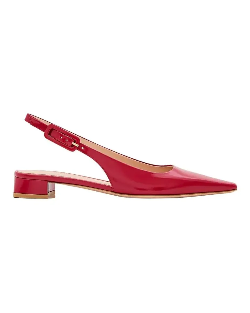 Gianvito Rossi Tokio Leather Sling-Back rot Rot